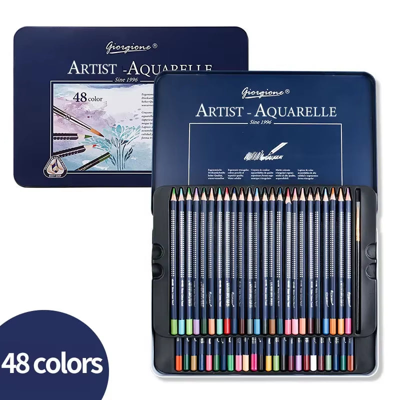 Ce coffret de crayons aquarelles est idéal pour peindre vos futurs chefs d'œuvres ! De ma marque Giorgione, parfait pour artistes ou amateurs d'arts.