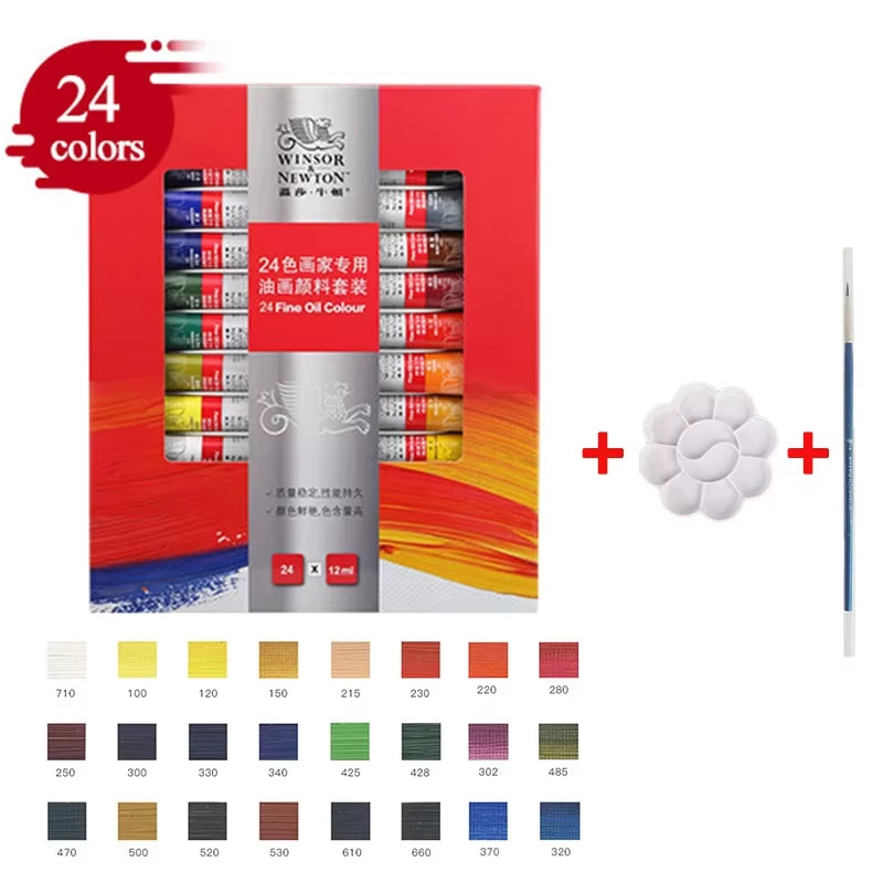 Choisissez un coffret de peinture à l'huile en tubes de la marque Winsor & Newton pour réaliser vos plus belles peintures ! 