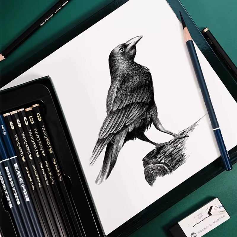 Coffret idéal pour commencer à dessiner avec tout le matériel de base nécessaire. Parfait pour le dessin, le croquis, l'esquisse. Marque reconnue Faber Castell.