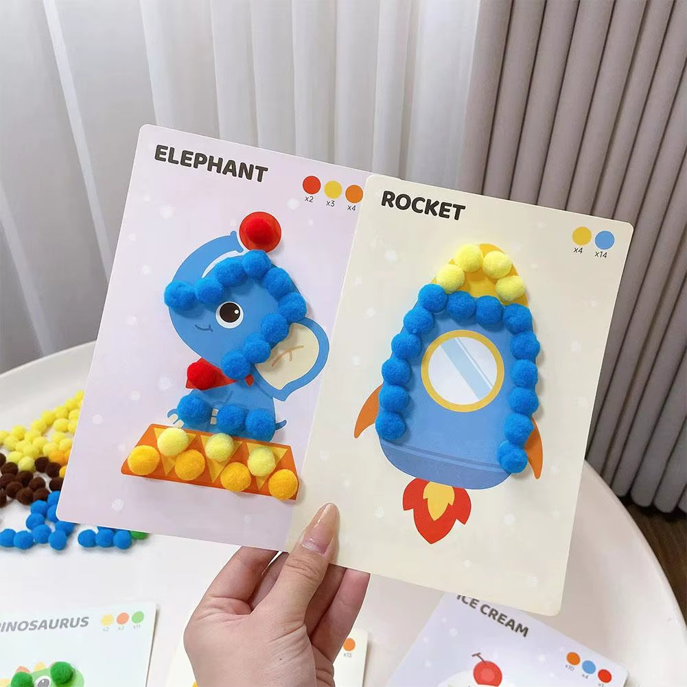 Jeu d'éveil pour les petits enfants sur la thématique du jardin. Jeu vivant, coloré et sensoriel. Idéal pour stimuler la créativité et le développement cognitif.