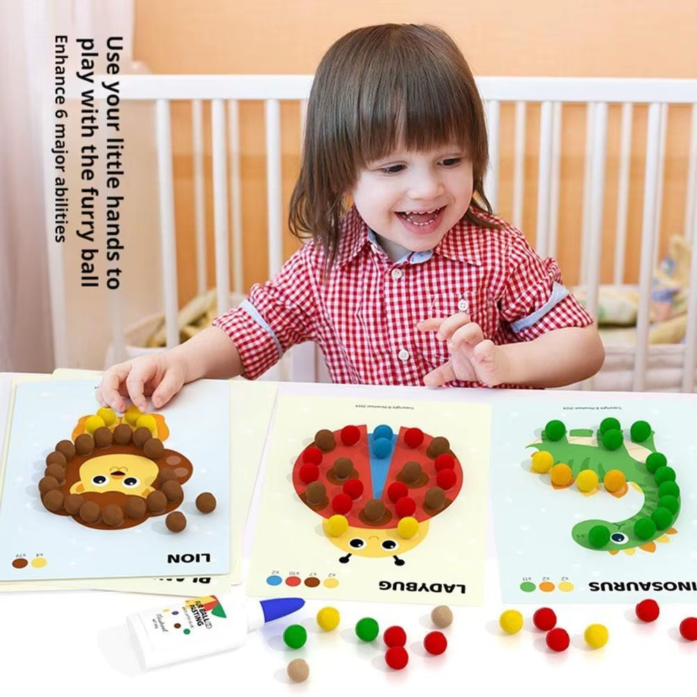 Jeu d'éveil pour les petits enfants sur la thématique du jardin. Jeu vivant, coloré et sensoriel. Idéal pour stimuler la créativité et le développement cognitif.