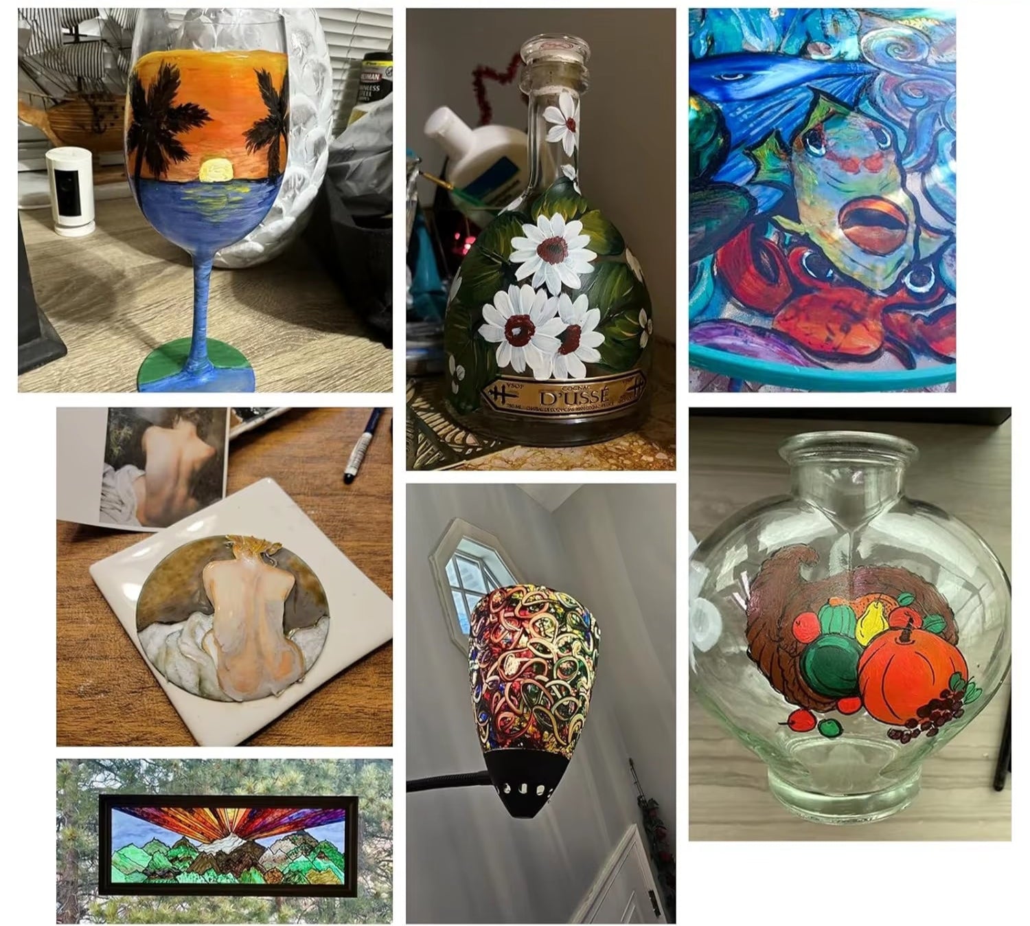 Peinture pour peindre sur différents support tel le verre, la porcelaine, la céramique .. Idéal pour décorer vos objets maison ! A vos peintures !