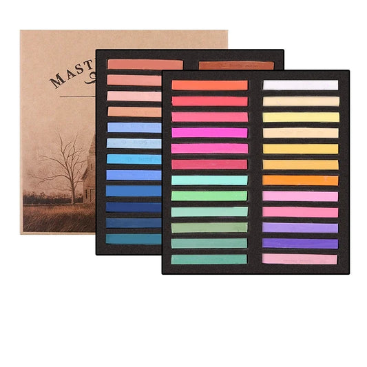 12/24/36/48 Colors Soft Pastel Masters Colored Crayon Chalk Drawing Coloring Art Supplies