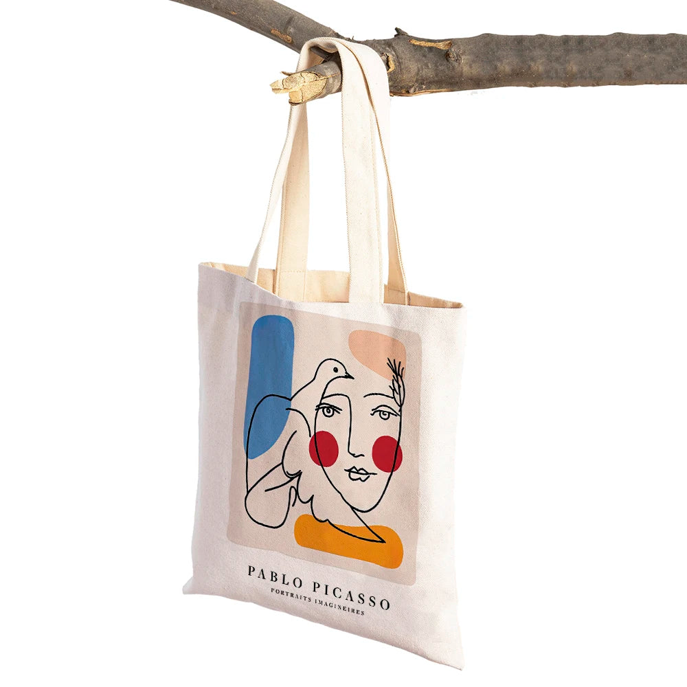 Les sacs Picasso sont légers, pratiques et originaux. Idéal pour véhiculer la culture de l'art dans la vie quotidienne. Sac Picasso : une super idée cadeau !