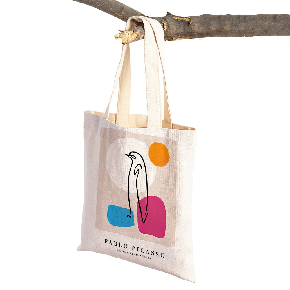 Les sacs Picasso sont légers, pratiques et originaux. Idéal pour véhiculer la culture de l'art dans la vie quotidienne. Sac Picasso : une super idée cadeau !
