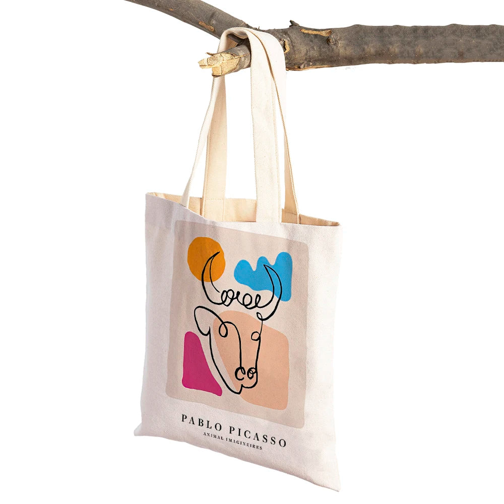 Les sacs Picasso sont légers, pratiques et originaux. Idéal pour véhiculer la culture de l'art dans la vie quotidienne. Sac Picasso : une super idée cadeau !