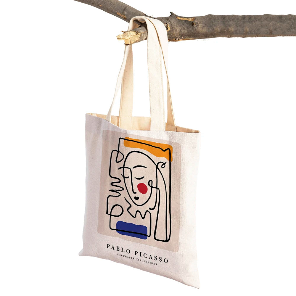 Les sacs Picasso sont légers, pratiques et originaux. Idéal pour véhiculer la culture de l'art dans la vie quotidienne. Sac Picasso : une super idée cadeau !