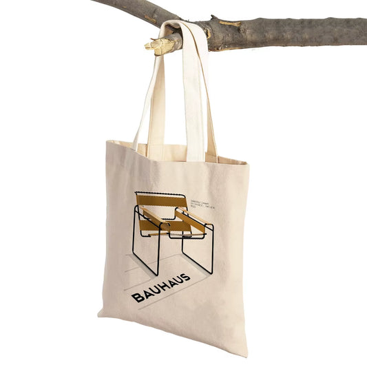 Sac icône d’art moderne : style graphique, moderne et fonctionnel. Objets de design historique. L'accessoire design idéal pour votre quotidien.