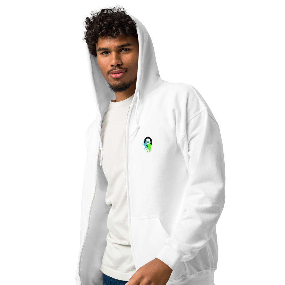 Conçu avec un style et un confort assurés, ce sweat à capuche deviendra rapidement votre nouveau vêtement préféré. Il est fabriqué à partir de polaire douce à l'intérieur et à l'extérieur, avec une fermeture éclair en métal robuste, des poches avant pratiques et une capuche avec des cordons de serrage de couleur assortie.